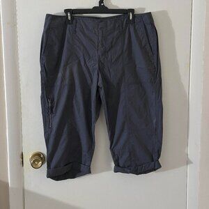 Apt. 9 Dark Gray Utility Skimmer Cuffed Pants Size 16P